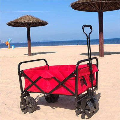 Conteneur de petit pain tout le chariot pliant de pliage de chariot de plage de camping de roue de terrain