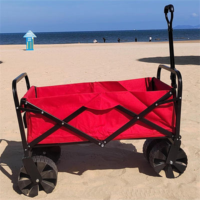 Conteneur de petit pain tout le chariot pliant de pliage de chariot de plage de camping de roue de terrain