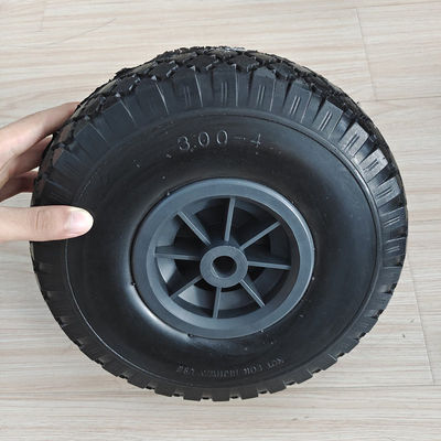 10 roue pneumatique de pneu en caoutchouc de pouce 3.00-4 pour le chariot de chariot à camion de main