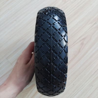 300-4 Rim Rubber Wheel rouge roues pneumatiques de brouette de chariot de jardin de pneu de 10 pouces