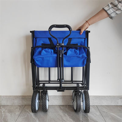 Pliez le chariot de chariot à bagages d'achats pliant le chariot se pliant de chariot