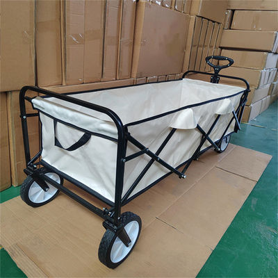 Chariot campant de contrôle de caddie en métal de pliage pliant facile de cadre