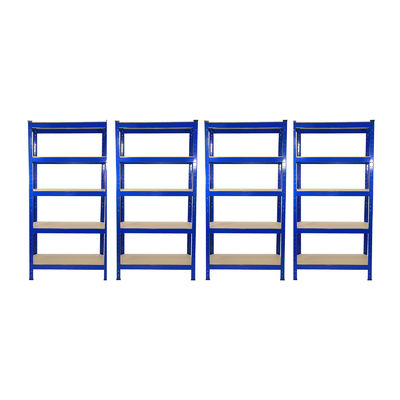 L'entrepôt en acier de rayonnage de 5 supports industriels de rangée rayonne des supports de stockage enterrant des unités