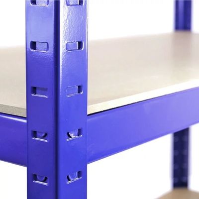 L'entrepôt en acier de rayonnage de 5 supports industriels de rangée rayonne des supports de stockage enterrant des unités