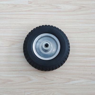 Roue de pneu en caoutchouc pneumatique de couleur de jante faite sur commande de 8 pouces 2.50-4 pour la brouette de chariot