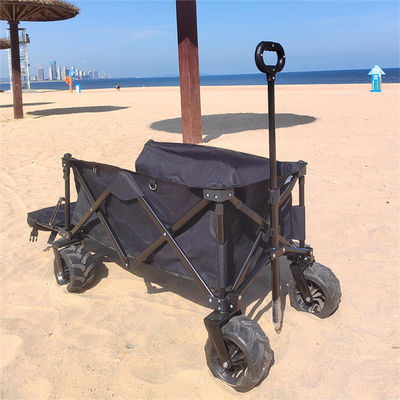 Chariot pliable à quatre roues de camp de pliage de chariot de chariot avec l'extension extérieure