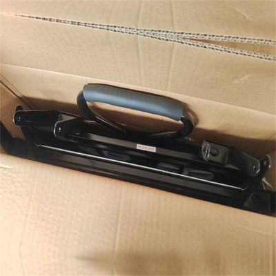 Chariot se pliant personnalisable de 4 roues de PVC de Brown transporter en charrette toute la direction pliable