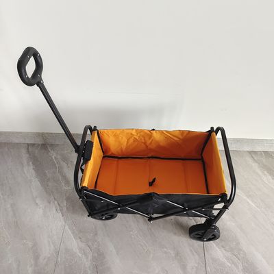 Mini caddie pliant avec des roues de 6 pouces pour le chariot se pliant extérieur de camping
