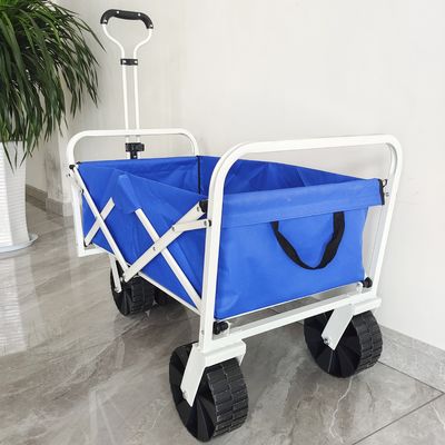 La structure de corps pliable adaptée aux besoins du client pp roule le chariot pliant de camping de plage