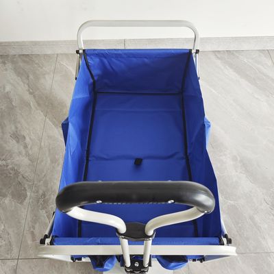 La structure de corps pliable adaptée aux besoins du client pp roule le chariot pliant de camping de plage