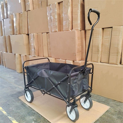 Se plier pliant de achat de chariot à traction de jardin de plage d'acier inoxydable extérieur