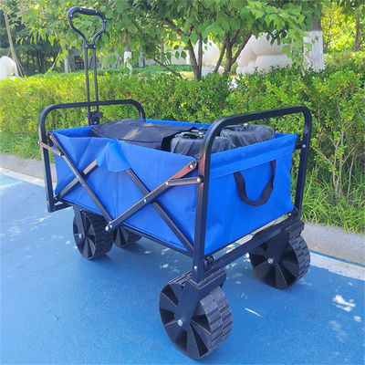 Caddie pliable de chariot de chariot de charette à bras avec le chariot se pliant réglable de roues