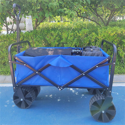 Caddie pliable de chariot de chariot de charette à bras avec le chariot se pliant réglable de roues