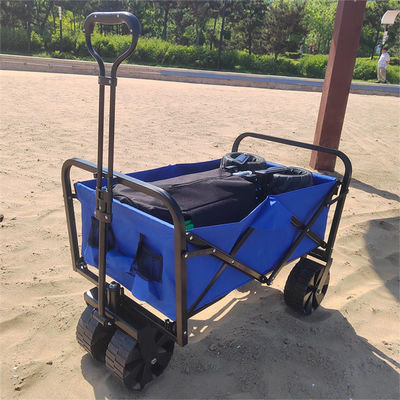 Caddie pliable de chariot de chariot de charette à bras avec le chariot se pliant réglable de roues