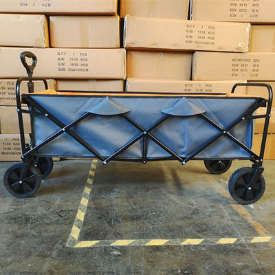 Chariot de camping pliant extérieur tout terrain chariot de poussette étendu pliable