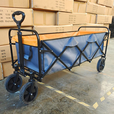 Chariot de camping pliant extérieur tout terrain chariot de poussette étendu pliable