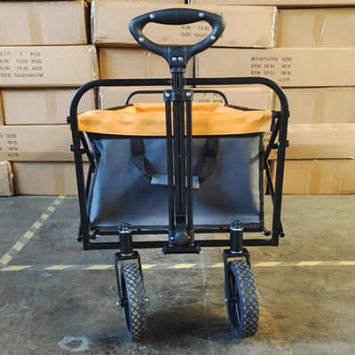 Chariot de camping pliant extérieur tout terrain chariot de poussette étendu pliable
