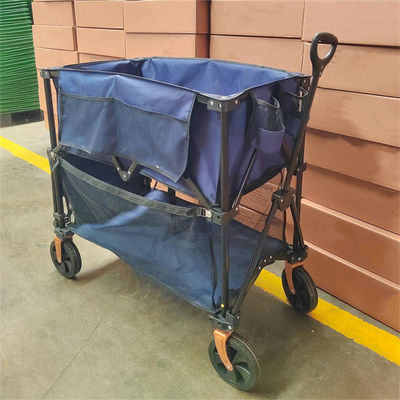 Double chariot de Decker Collapsible Handle Folding Trolley grande capacité de charge