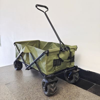 Chariot campant universel de poussette de pliage de chariot de roues de chariot pliant large de plage