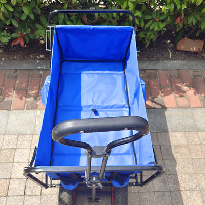 Chariot de service pliant de pliage de chariot à outils de roues du chariot 3.00-4 de plage de poignée réglable