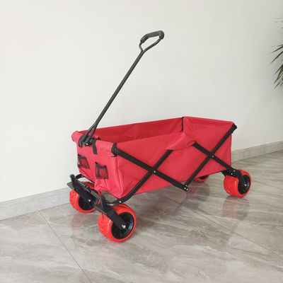 Capacité 70 kg Chariot de camping en plein air Grandes roues Chariot coulissant de plage