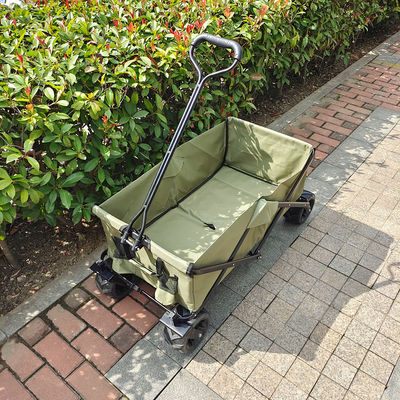 Tout terrain roue pliable poussette wagon pliable chariot de plage de camping en plein air