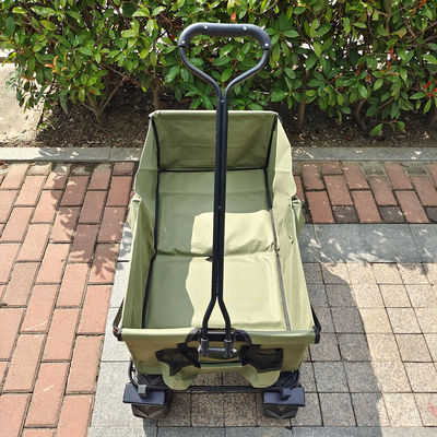 Tout terrain roue pliable poussette wagon pliable chariot de plage de camping en plein air
