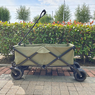 Tout terrain roue pliable poussette wagon pliable chariot de plage de camping en plein air