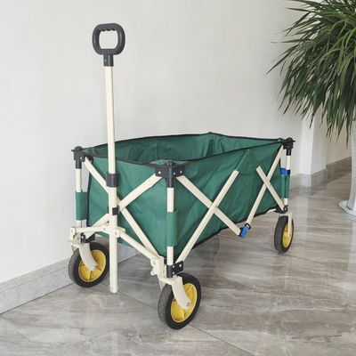 Voiture de camping en plein air, chariot de pêche pliable, chariot de plage pliable portable