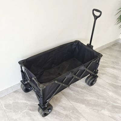 Wonderfold plage pliable chariot de camping extérieur manche réglable large roues