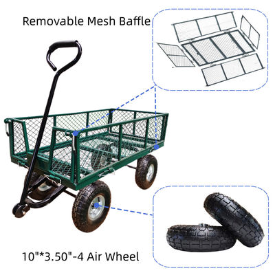 Chariot de jardin en acier Ironton 440 lb Capacité chariot de jardin à grande capacité