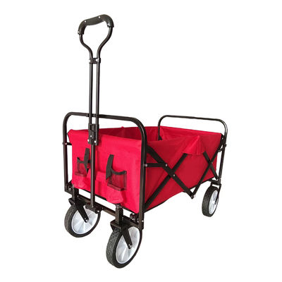Voiture de jardin en extérieur pliable roues en PVC roue étroite poignée d'étirement