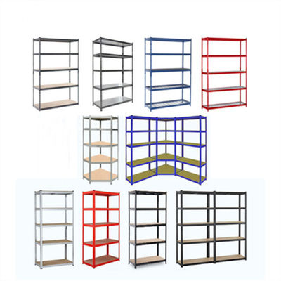 Étagères à 5 niveaux Étagères métalliques réglables polyvalentes sans boulons 180x90x40CM