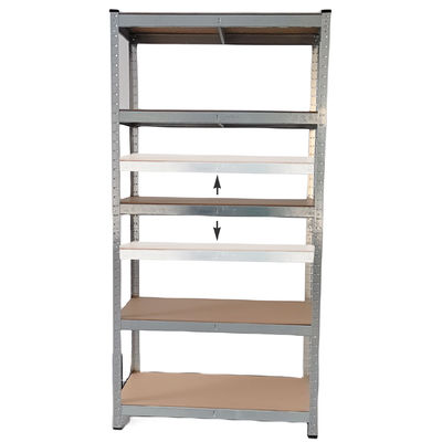 Étagères à 5 niveaux Étagères métalliques réglables polyvalentes sans boulons 180x90x40CM