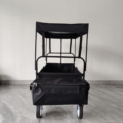 Voiture pliable avec couverture amovible Voiture pliable avec roues pivotantes à 360 degrés
