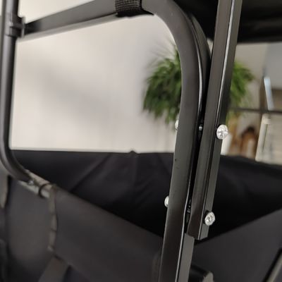 Voiture pliable avec couverture amovible Voiture pliable avec roues pivotantes à 360 degrés