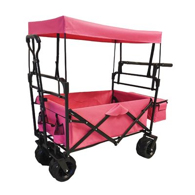 Voiture de camping en plein air pliable avec toit Voiture pliante pour enfants