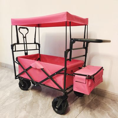 Voiture de camping en plein air pliable avec toit Voiture pliante pour enfants