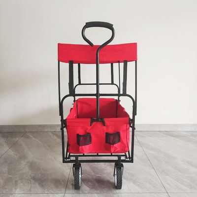Chariot de camping en plein air avec toit pour enfants