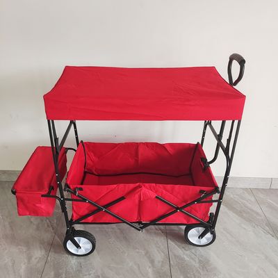 Chariot de camping en plein air avec toit pour enfants