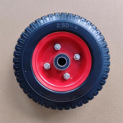 Roue gonflable en caoutchouc 4.10/3.00 -4, rayons en plastique
