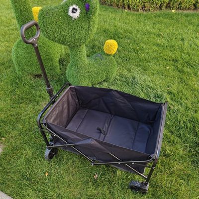 Matériau en acier chariot pliable à deux étages 600D Oxford PVC