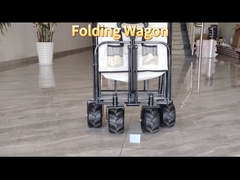 vente en gros chariot de camping pliant avec roues en PU chariot de plage pliable réglable corps étendu